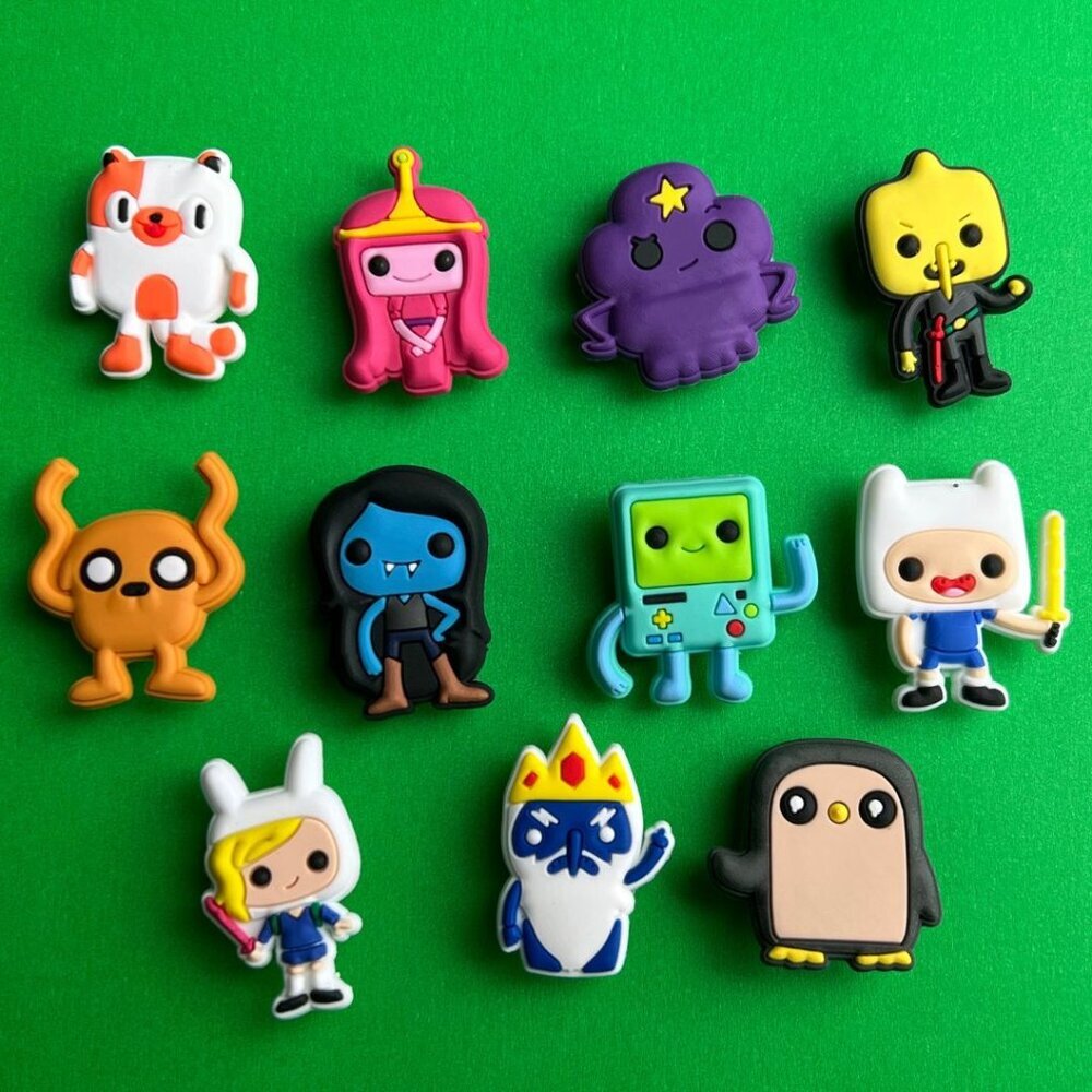 Adventure Time Crocs Shoe Charms Set of 11 - jibbitz Charms